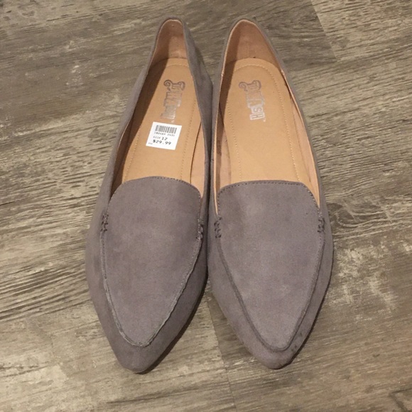 Brash Shoes - NEW Gray Pointed Toe Loafers